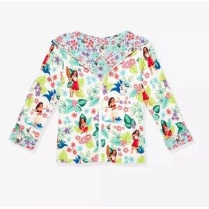 Posh peanut Moana floral reversible jacket